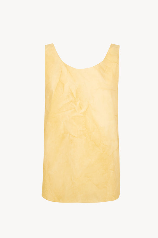 Isla, top de popelin de algodon beige mares maltinto