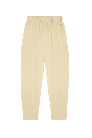 Jackie, ivory yak wool pants