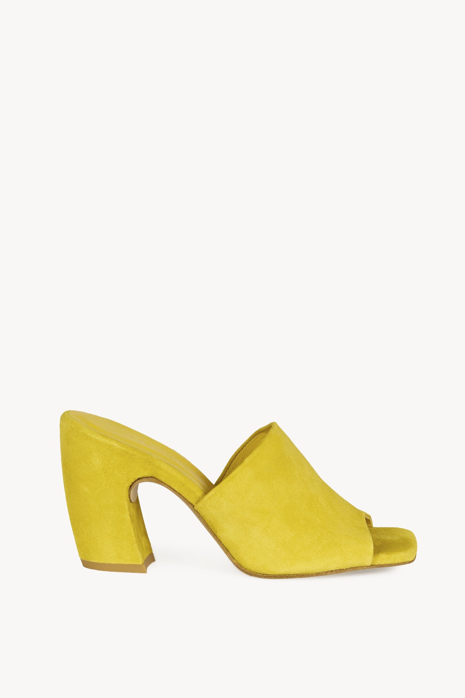 Cortana - Janis, yellow suede mules