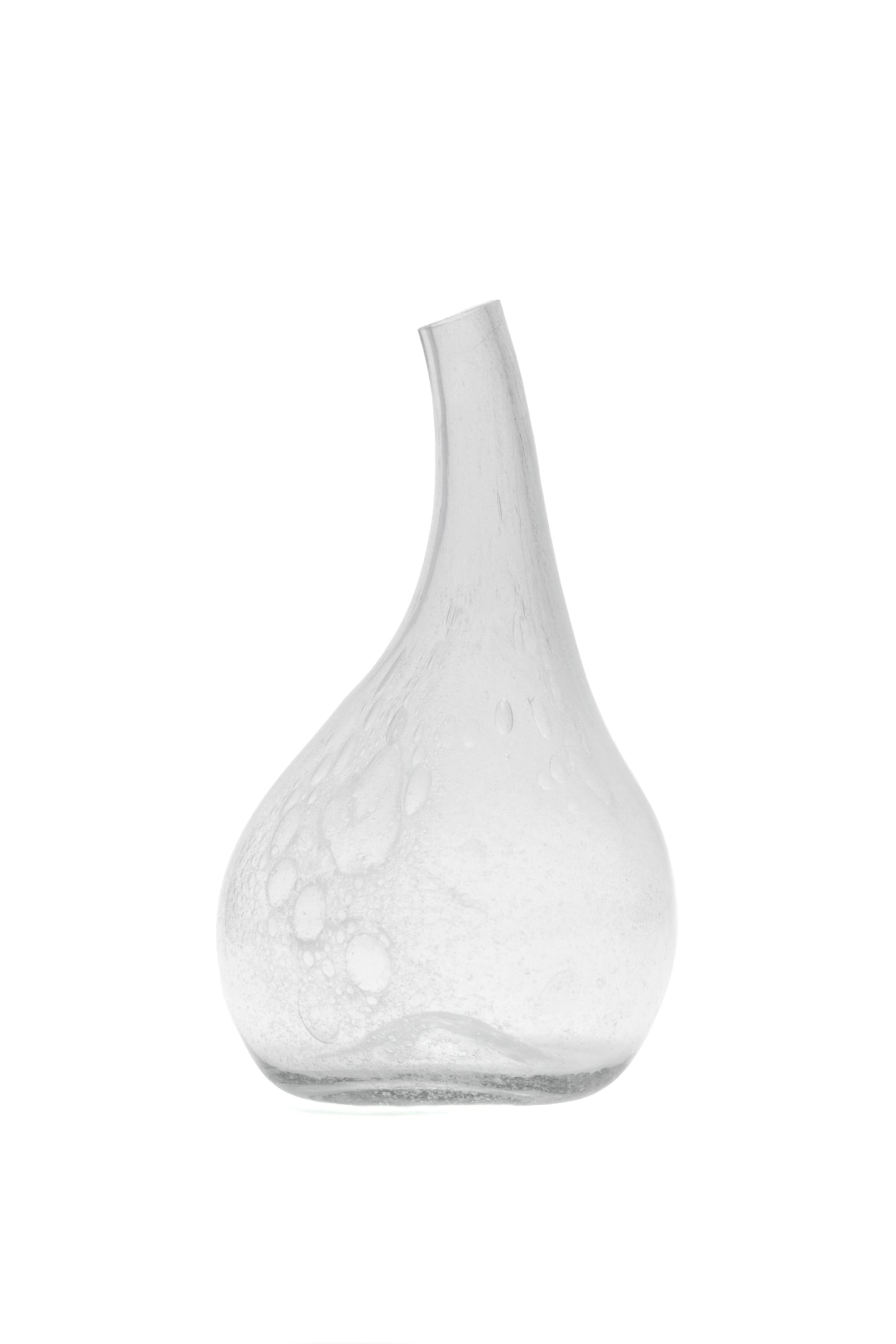 Calabaza, grey blown glass pitcher