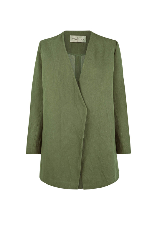 Jeanette, cotton and linen jacket