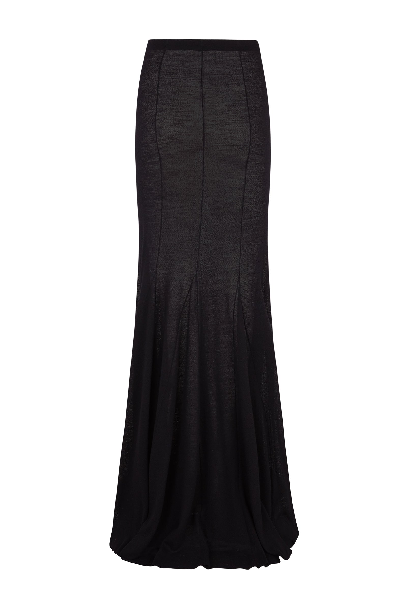 Cortana - Jenna, skirt in black virgin wool