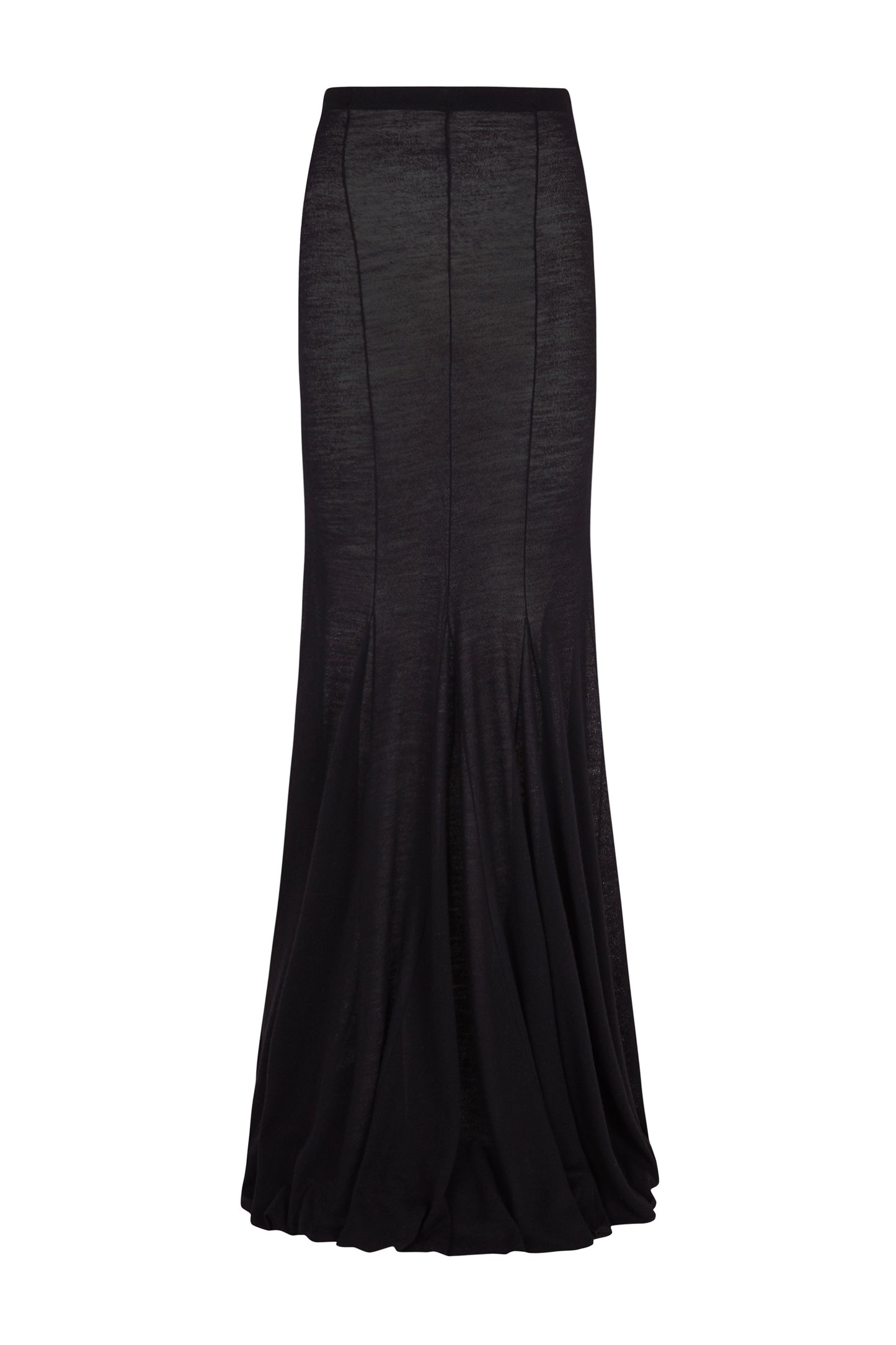 Cortana - Jenna, skirt in black virgin wool