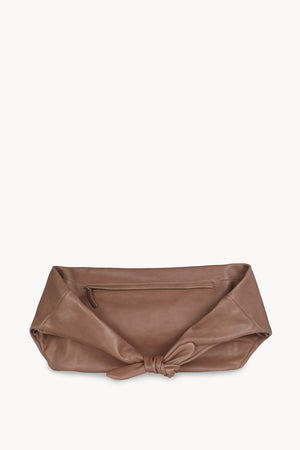 Jin L, mocha beige leather belt bag