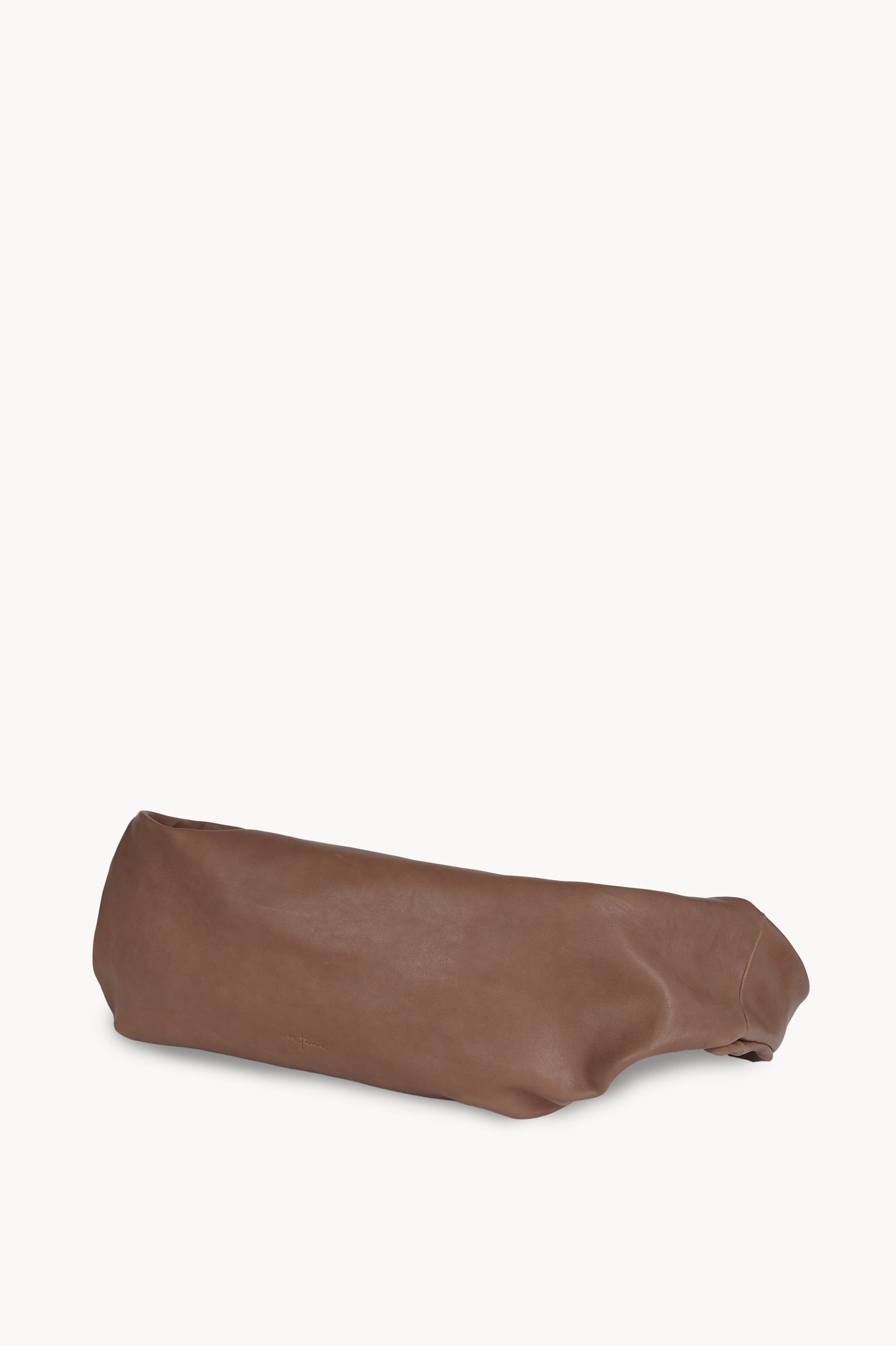 Jin L, mocha beige leather belt bag