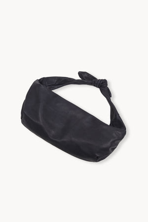 Jin S, navy blue leather belt bag