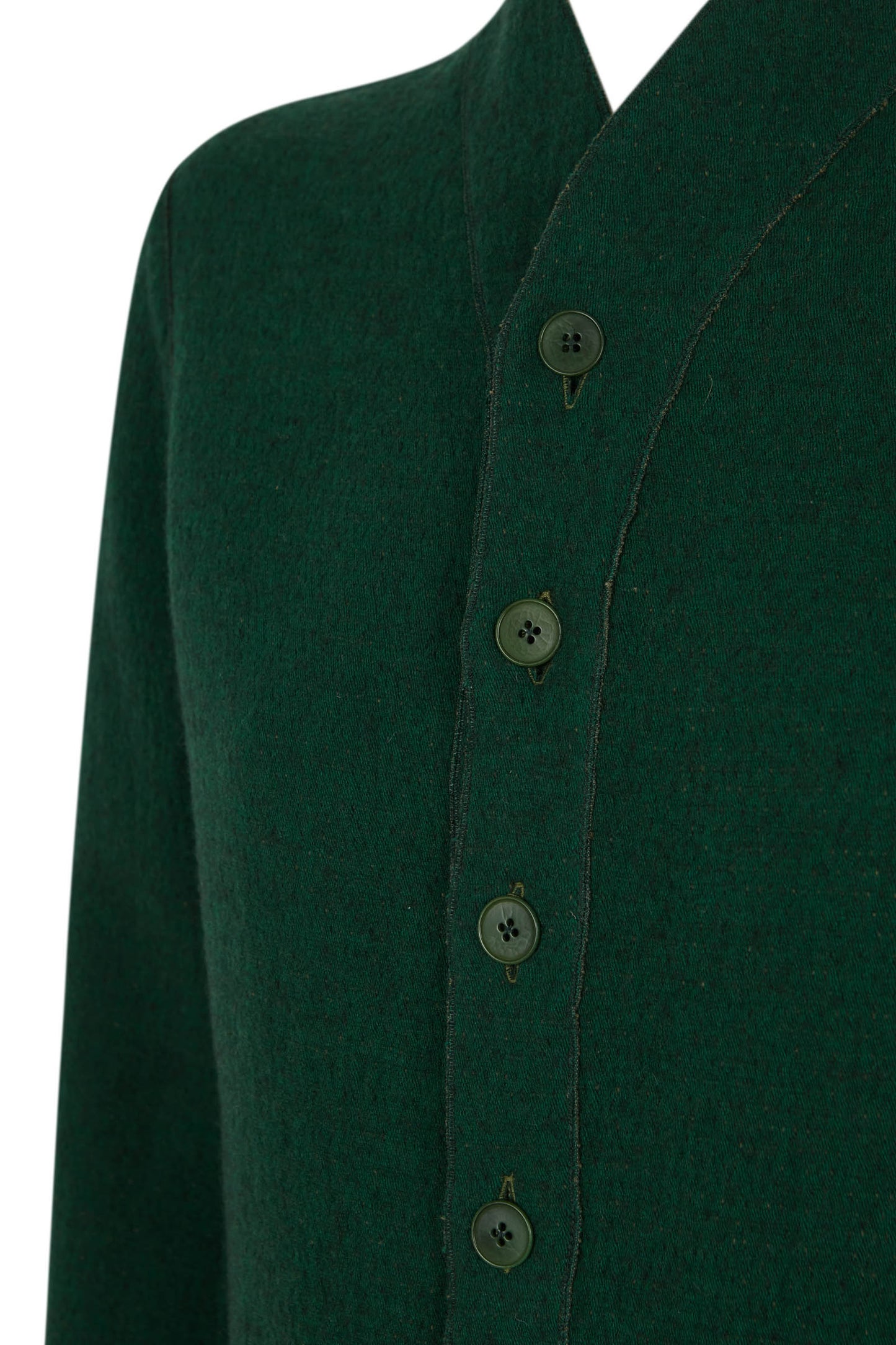 Jo, chaqueta doble faz verde