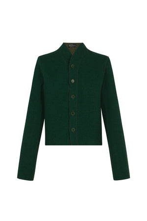 Jo, chaqueta doble faz verde