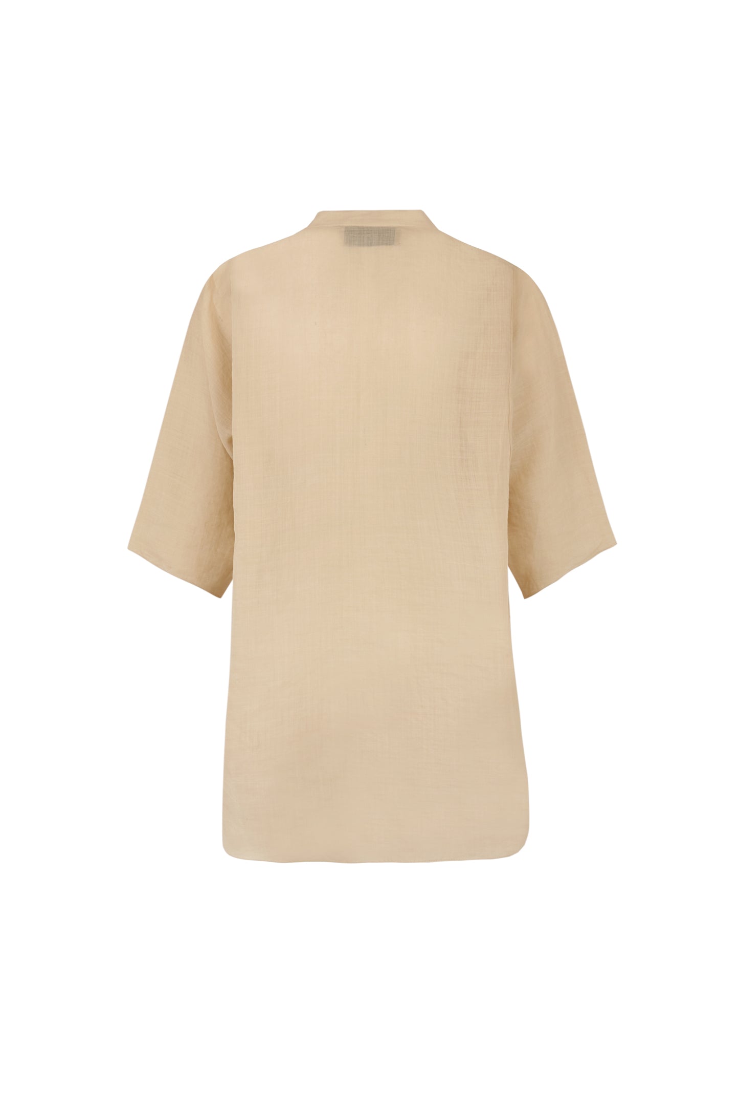 Jules, camisa en ramio beige