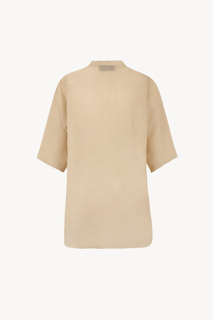 Jules, beige ramie shirt