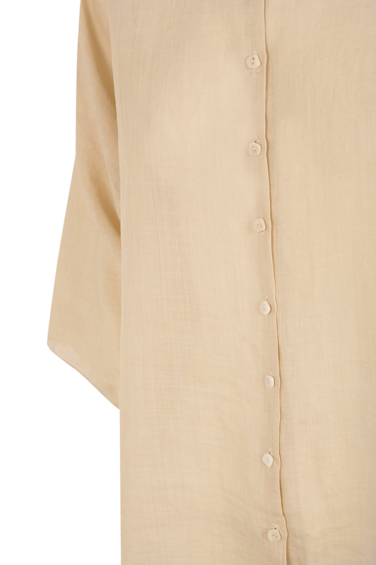 Jules, camisa en ramio beige