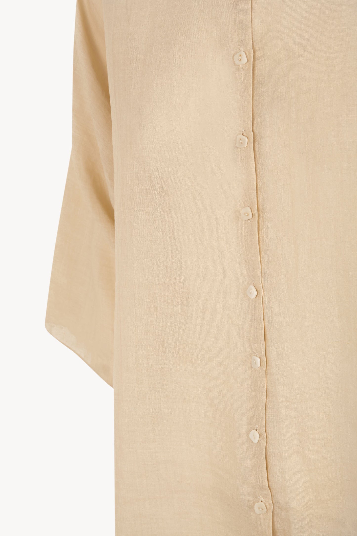 Jules, beige ramie shirt