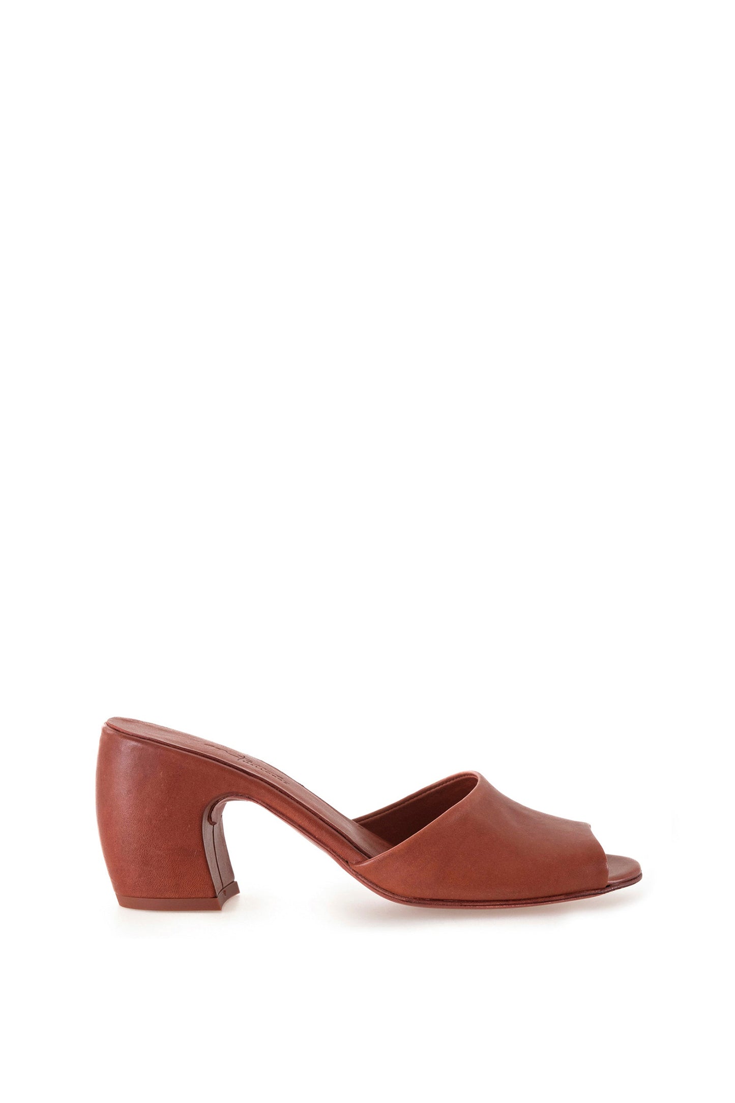 Juno, brandy leather mules