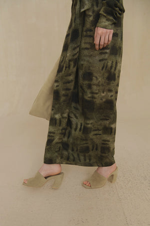 Pareo, falda de seda alva print