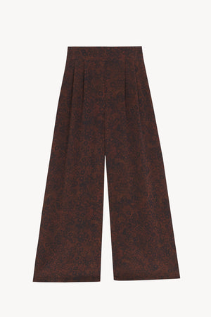 Karlie, pantalon de seda hoop print