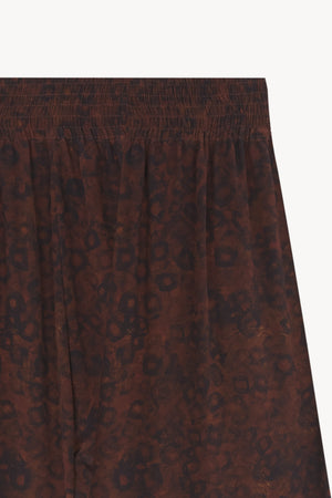 Karlie, pantalon de seda hoop print