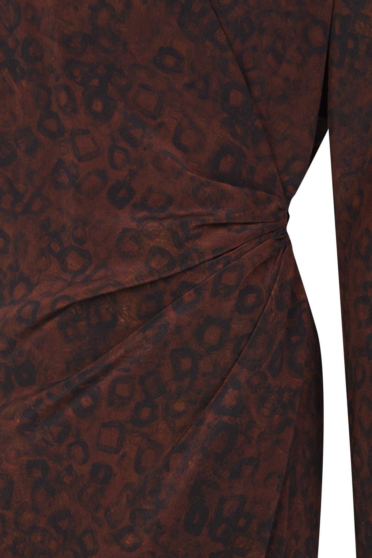 Karlie, hoop print silk dress