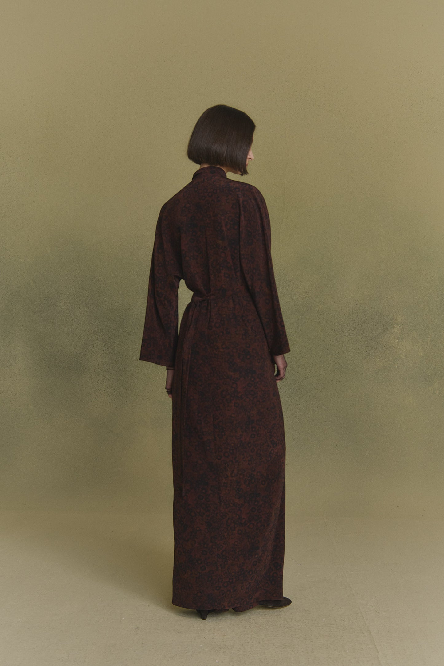 Karlie, hoop print silk dress