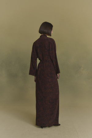 Karlie, hoop print silk dress