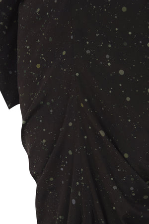 Kaz, stains print stretch silk dress