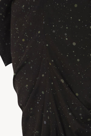 Kaz, vestido de seda stains print