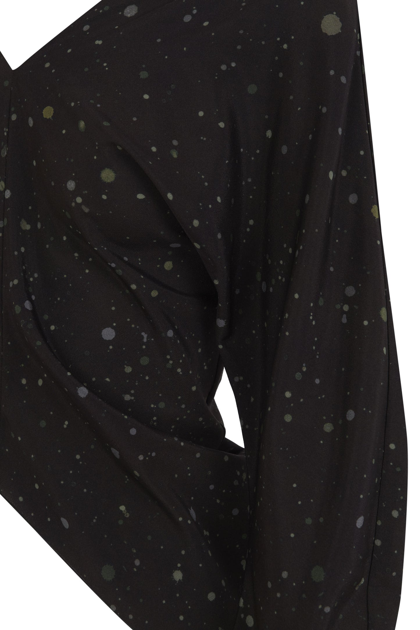 Kaz, stains print stretch silk top