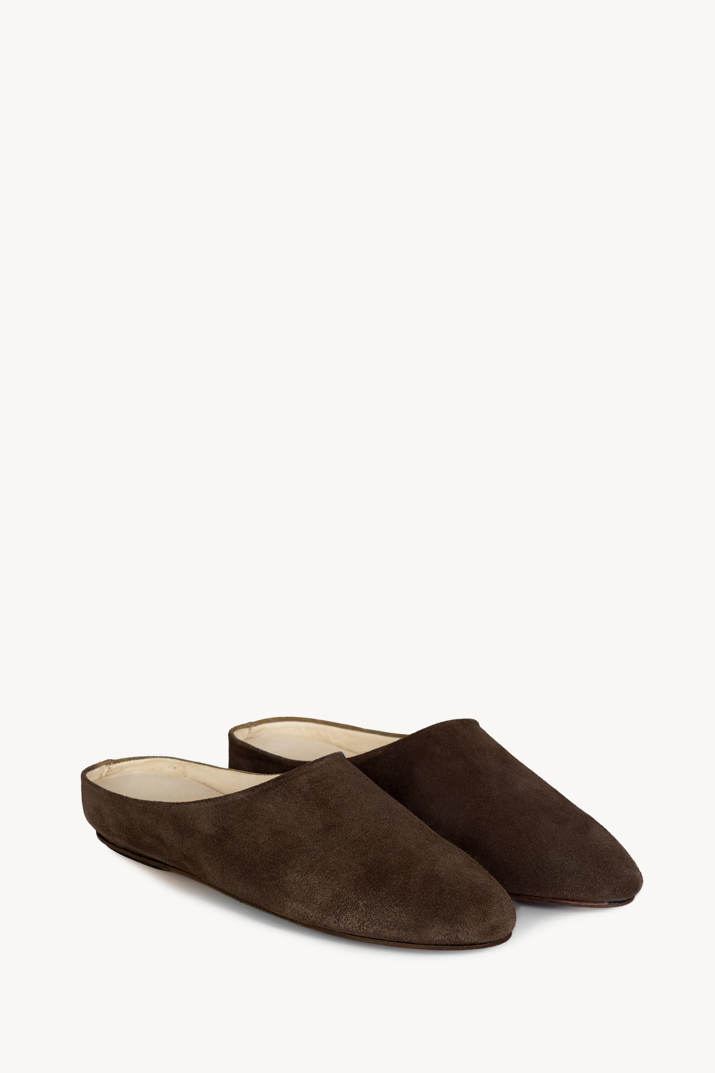 Kibal, café suede women’s babouche