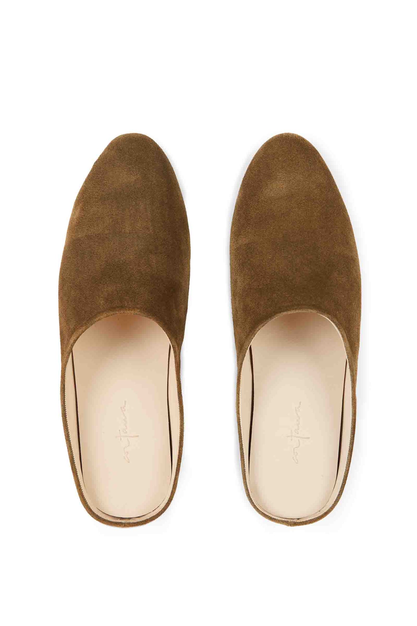 Kibal, brown suede mules