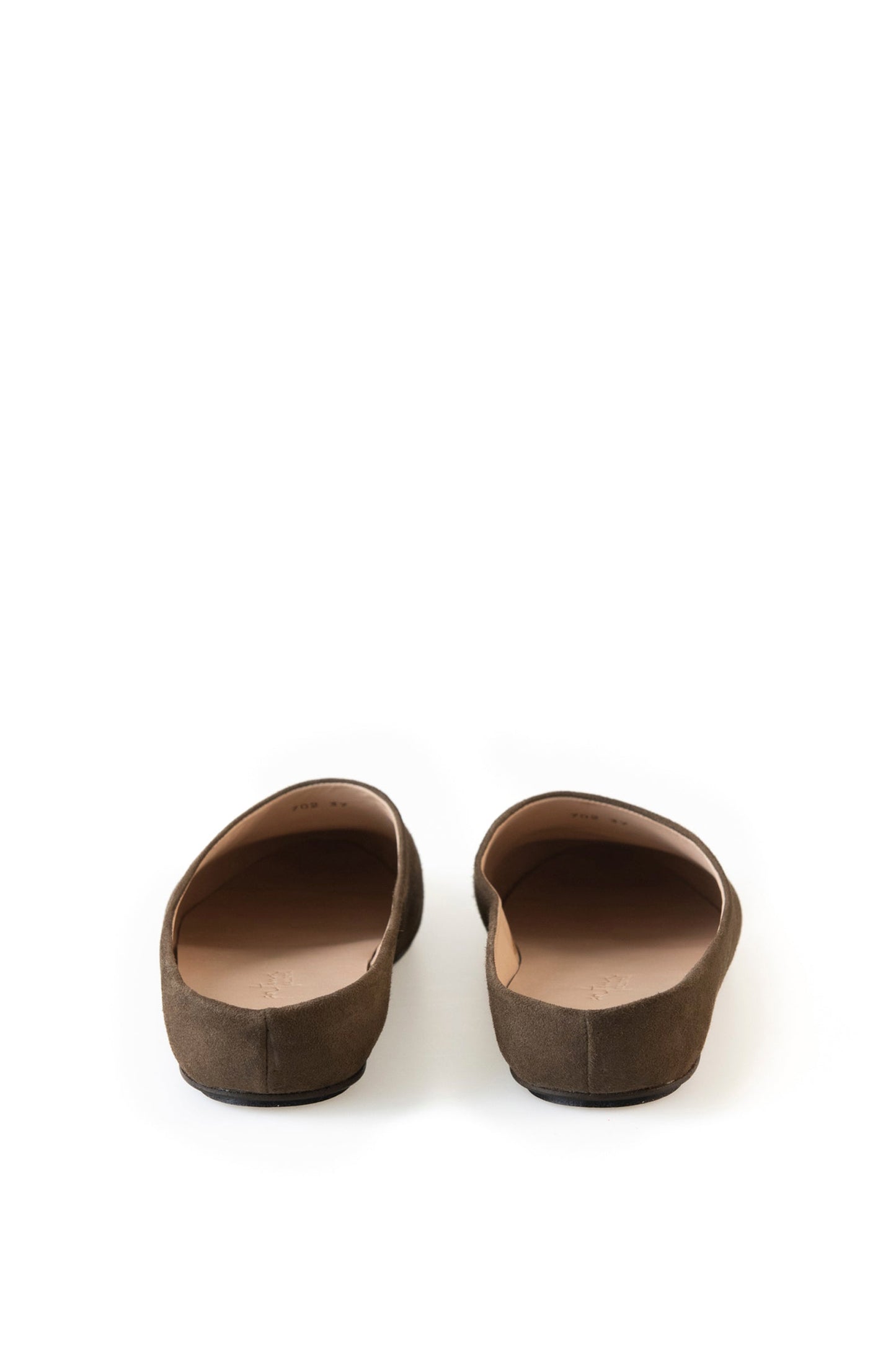 Kibal, olive suede mules