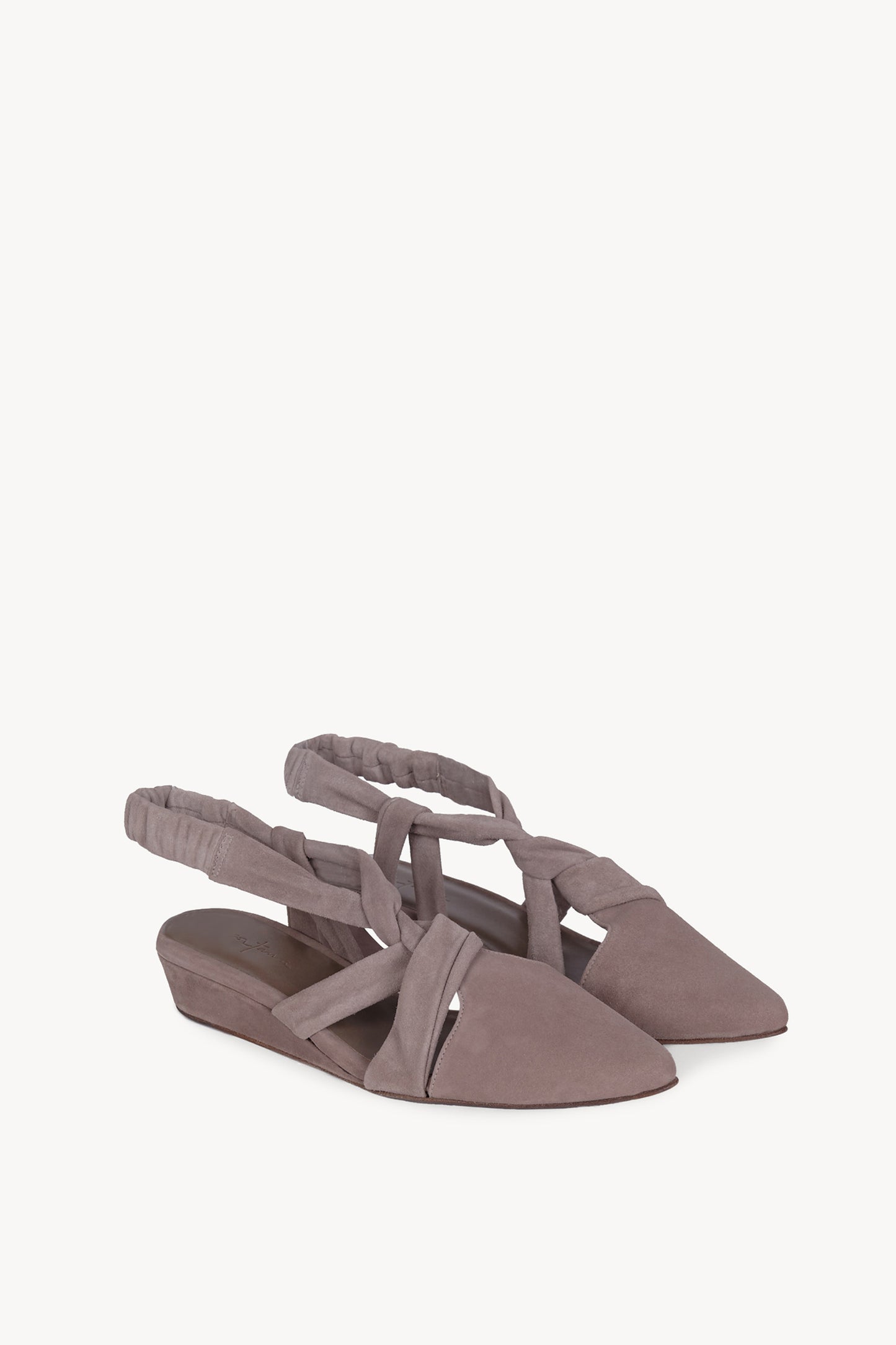 Knot, cocoa pointed shoe