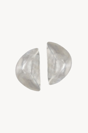 Kuuki left, silver triangular earring