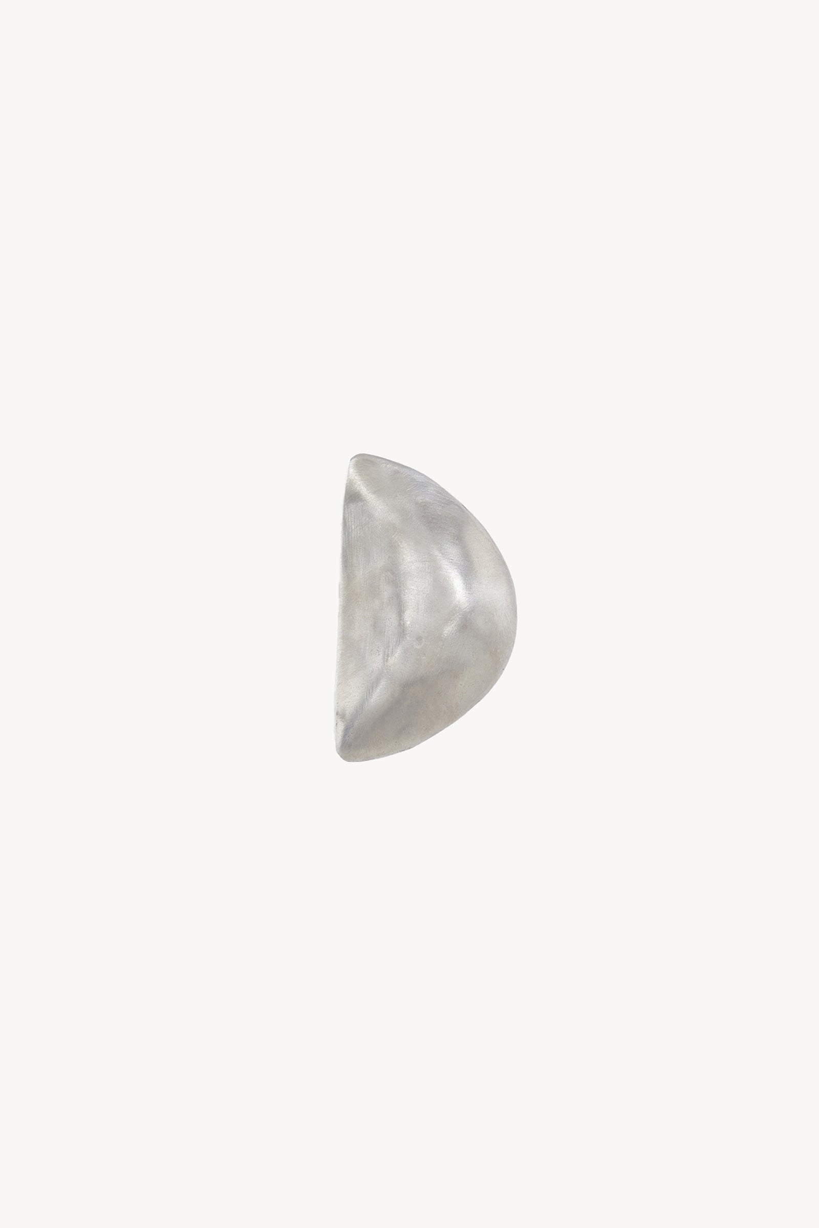 Kuuki right, silver triangular earring