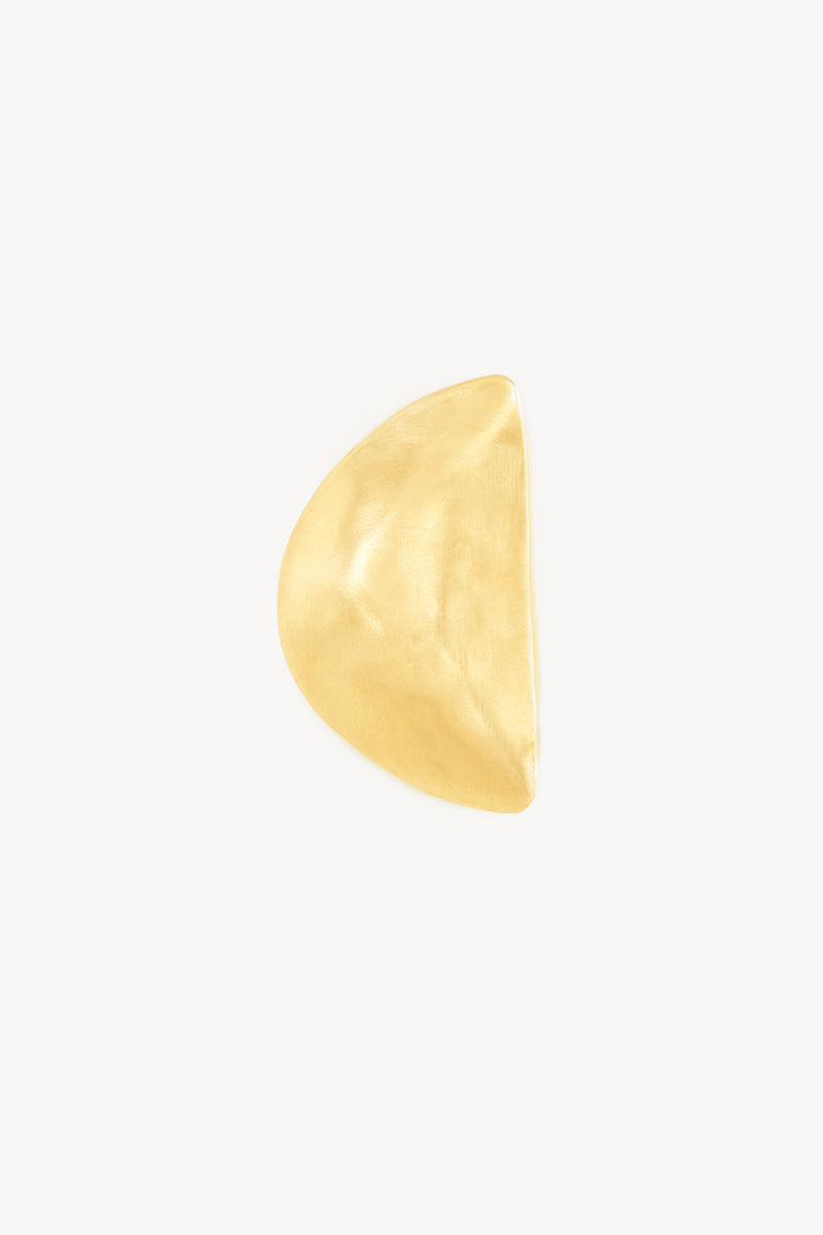 Kuuki left, silver triangular earring