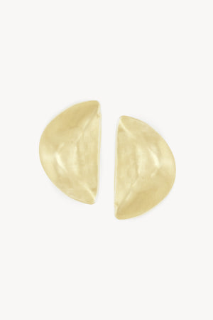 Kuuki left, silver triangular earring