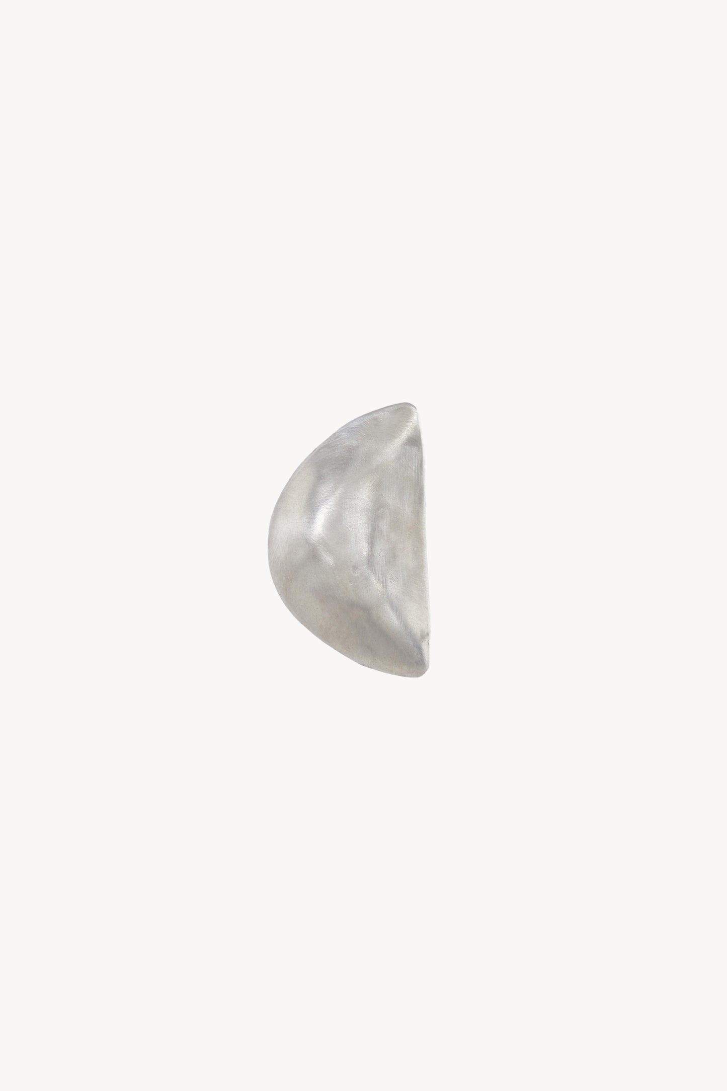 Kuuki left, silver triangular earring