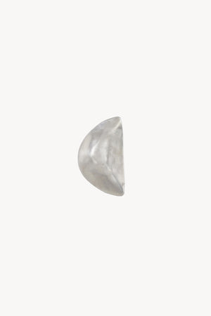 Kuuki left, silver triangular earring