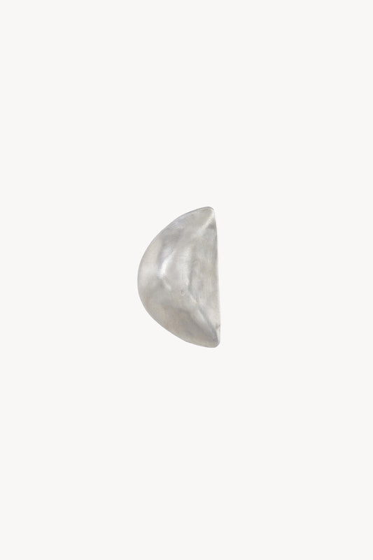 Kuuki left, silver triangular earring