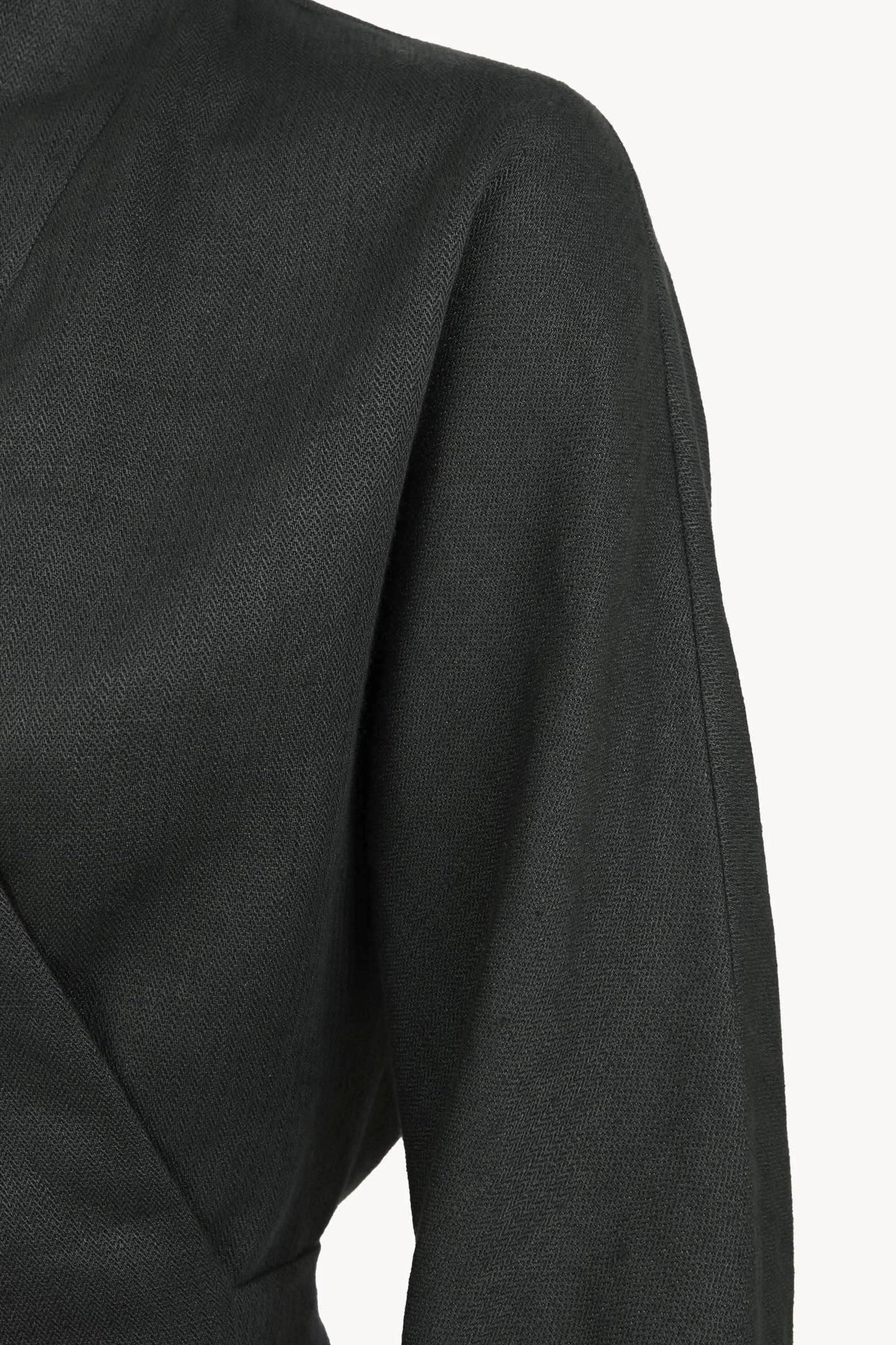 Kyo, ocean green linen and wool jacket