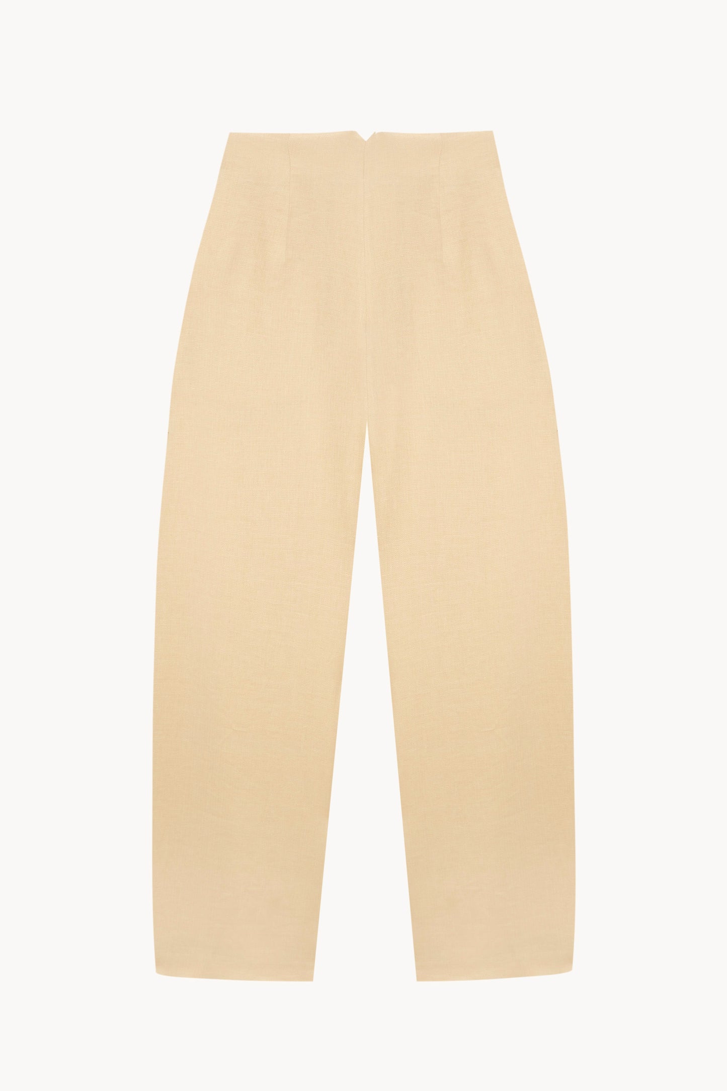 Kyo, sand linen and wool trousers