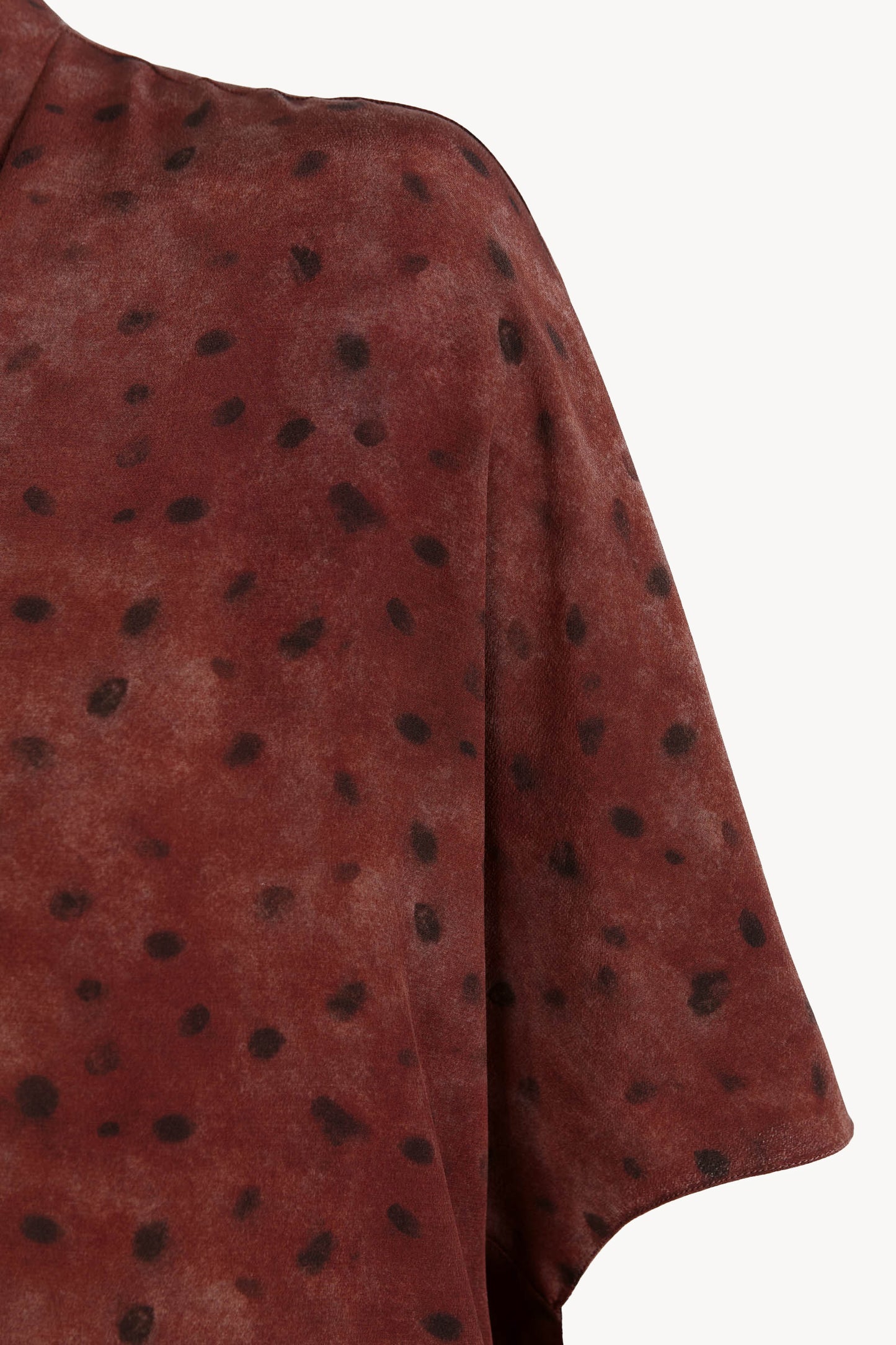 Lady bug, vestido de seda dots print
