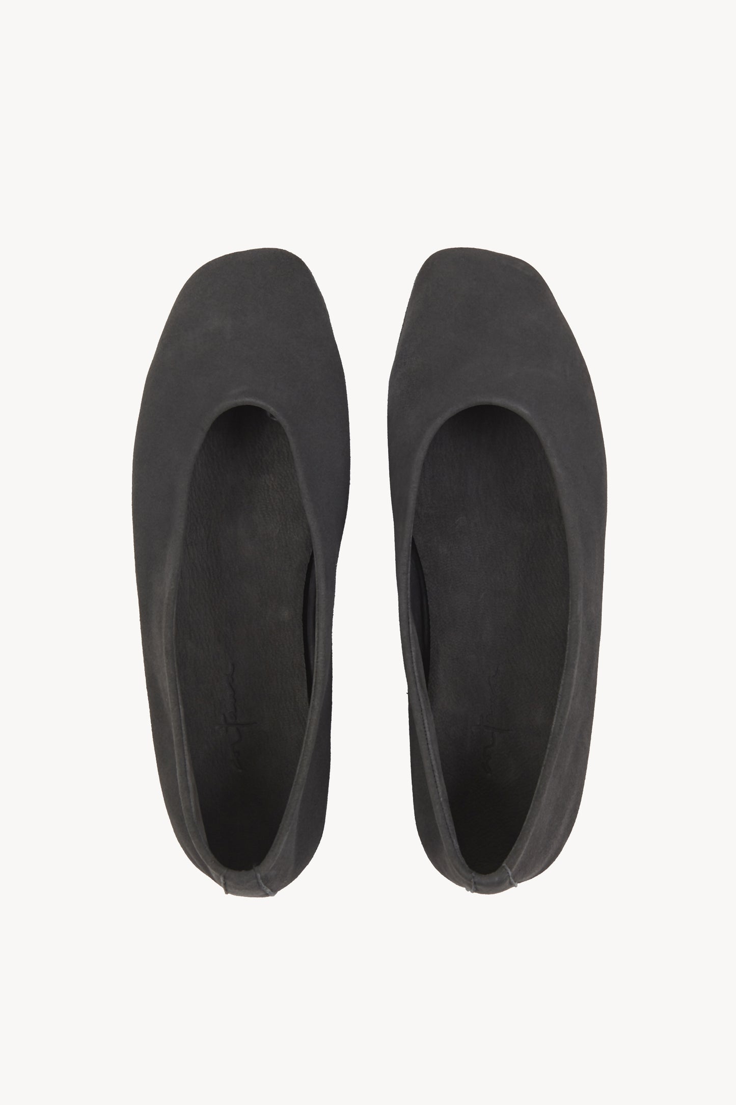 Lara, graphite suede ballerina