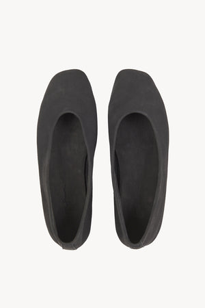 Lara, graphite suede ballerina