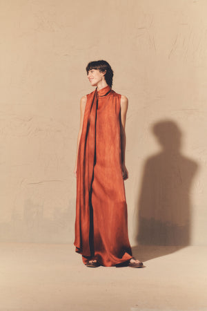 Lava, red maltinto long dress