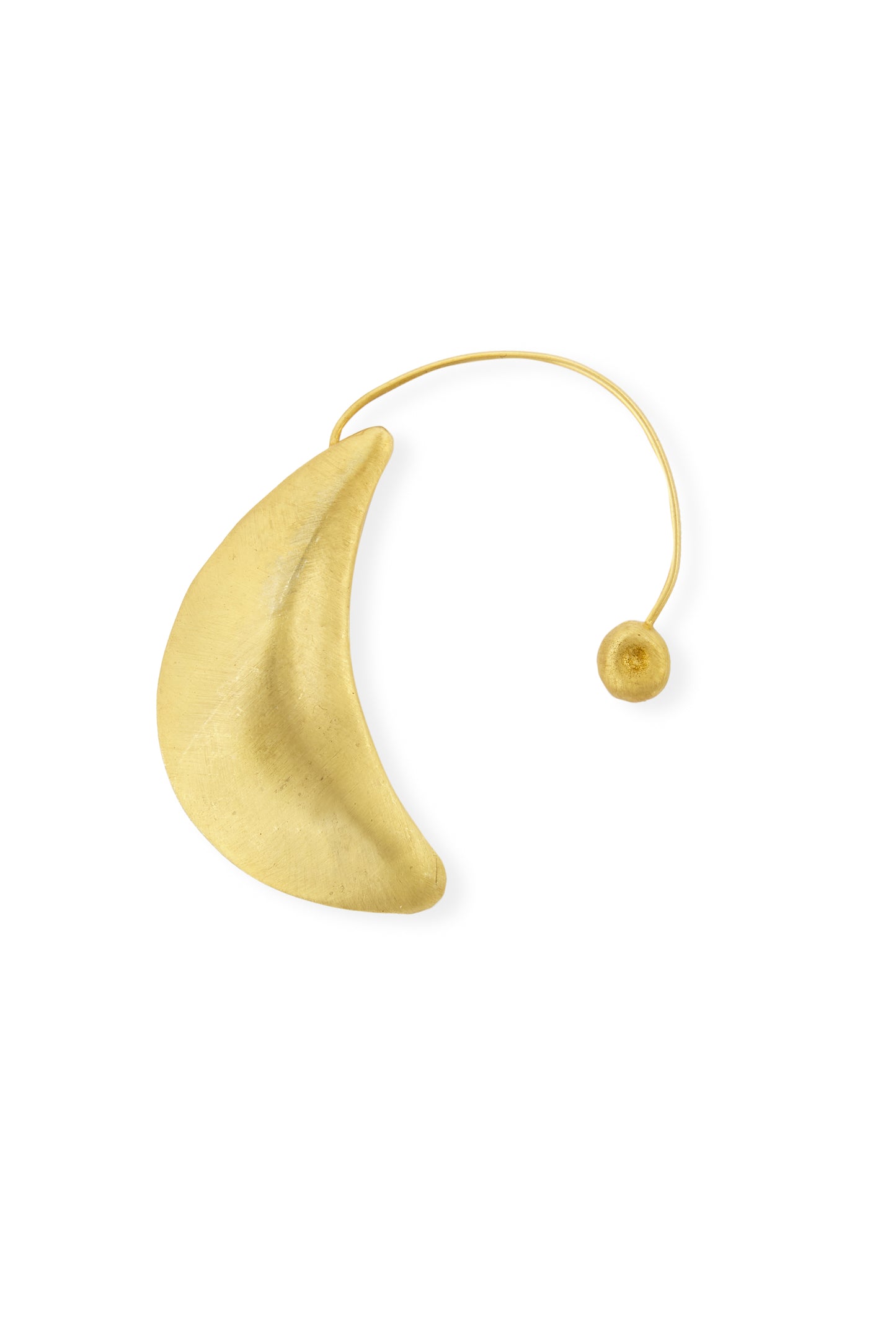 Leuksna, golden earcuff