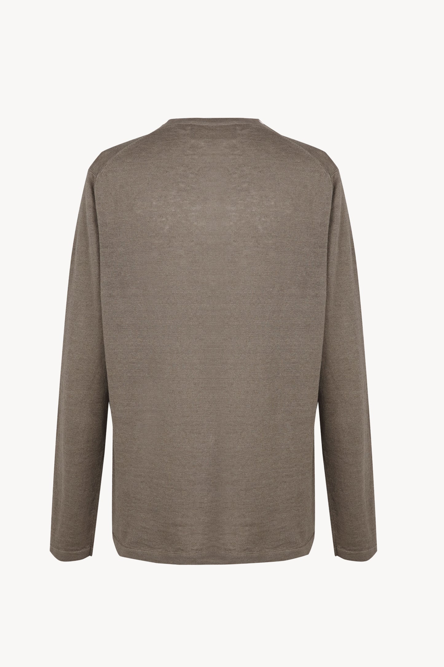 Lian, cardigan de punto de lino vison