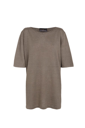 Lian, mink linen knit t-shirt