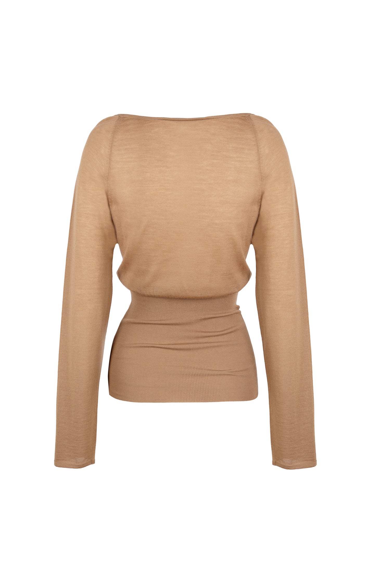 Liana, cocoa cashmere top