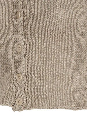 Lierre, light olive knitwear cardigan