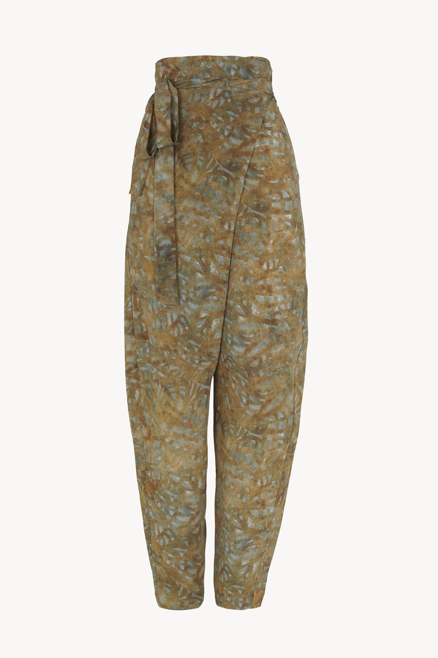 Lil, pantalon de seda trap print