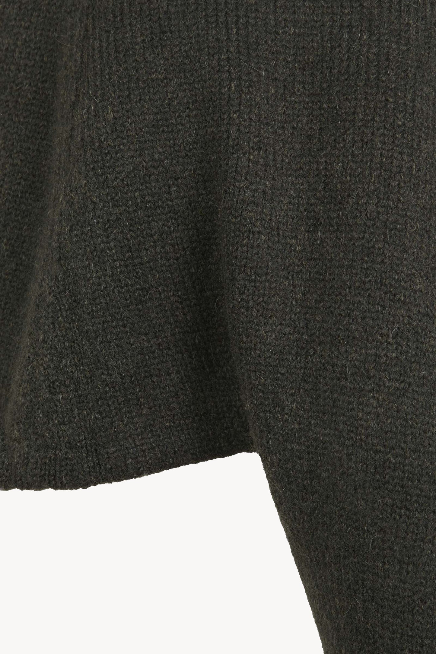 Lina, chaqueta de punto verde oscuro